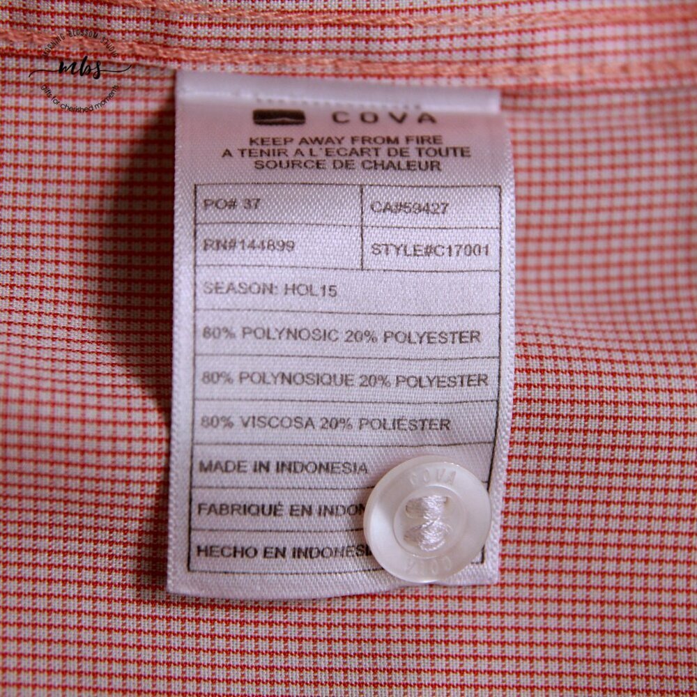 Cova Men's Tiny Square‎ Pattern Button Down Short… - image 7